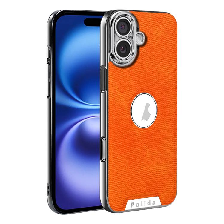 Custodia per telefono Palida Y13 con texture Mecha Denim a copertura totale, For iPhone 16, For iPhone 15 Pro Max, For iPhone 15 Pro, For iPhone 15, For iPhone 14, For iPhone 14 Pro
