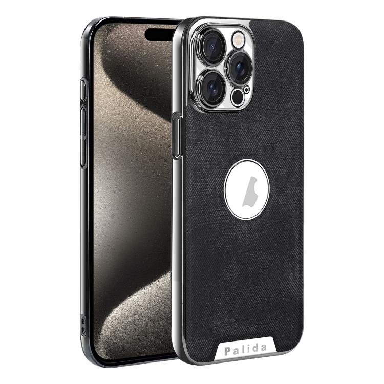 Custodia per telefono Palida Y13 con texture Mecha Denim a copertura totale, For iPhone 16, For iPhone 15 Pro Max, For iPhone 15 Pro, For iPhone 15, For iPhone 14, For iPhone 14 Pro