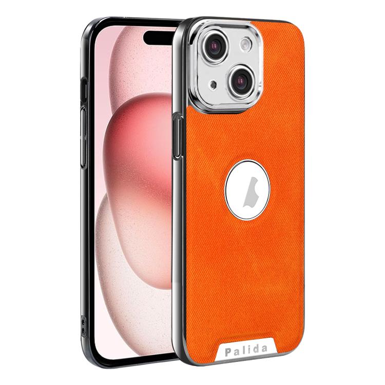 Custodia per telefono Palida Y13 con texture Mecha Denim a copertura totale, For iPhone 16, For iPhone 15 Pro Max, For iPhone 15 Pro, For iPhone 15, For iPhone 14, For iPhone 14 Pro