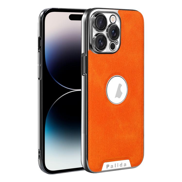 Custodia per telefono Palida Y13 con texture Mecha Denim a copertura totale, For iPhone 16, For iPhone 15 Pro Max, For iPhone 15 Pro, For iPhone 15, For iPhone 14, For iPhone 14 Pro
