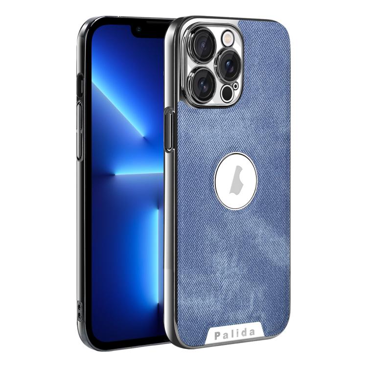 Custodia per telefono Palida Y13 con texture Mecha Denim a copertura totale, For iPhone 14 Pro Max, For iPhone 13 Pro Max, For iPhone 13 Pro, For iPhone 13
