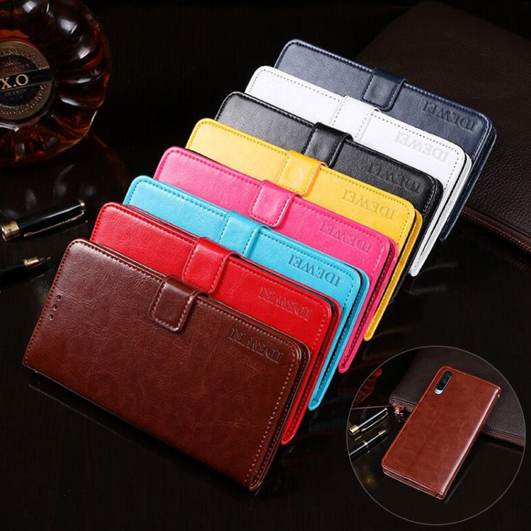 idewei Custodia in pelle a vibrazione orizzontale Crazy Horse Texture con supporto e slot per carte e portafoglio, For Huawei Honor 30i, For Infinix Hot 9 Play, For Infinix Hot 9 Pro