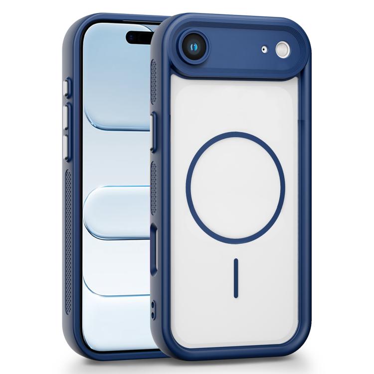 Custodia per telefono ibrida in TPU e PC con magnete a forma di occhio celeste., For iPhone 17 Pro Max, For iPhone 17 Pro, For iPhone 17, For iPhone Air