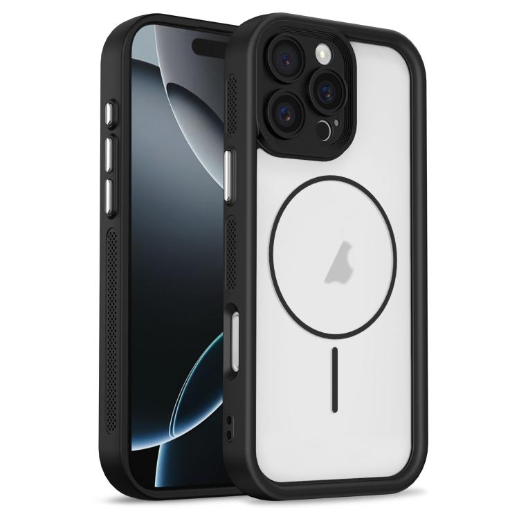 Custodia per telefono ibrida in TPU e PC con magnete a forma di occhio celeste., For iPhone 16 Pro Max, For iPhone 16 Pro, For iPhone 16 Plus, For iPhone 16