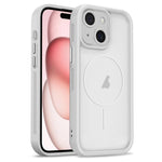 Custodia per telefono ibrida in TPU e PC con magnete a forma di occhio celeste., For iPhone 15 Pro Max, For iPhone 15 Pro, For iPhone 15 Plus, For iPhone 15