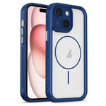Custodia per telefono ibrida in TPU e PC con magnete a forma di occhio celeste., For iPhone 15 Pro Max, For iPhone 15 Pro, For iPhone 15 Plus, For iPhone 15