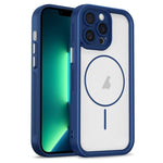 Custodia per telefono ibrida in TPU e PC con magnete a forma di occhio celeste., For iPhone 13 Pro Max, For iPhone 13 Pro, For iPhone 13, For iPhone 12