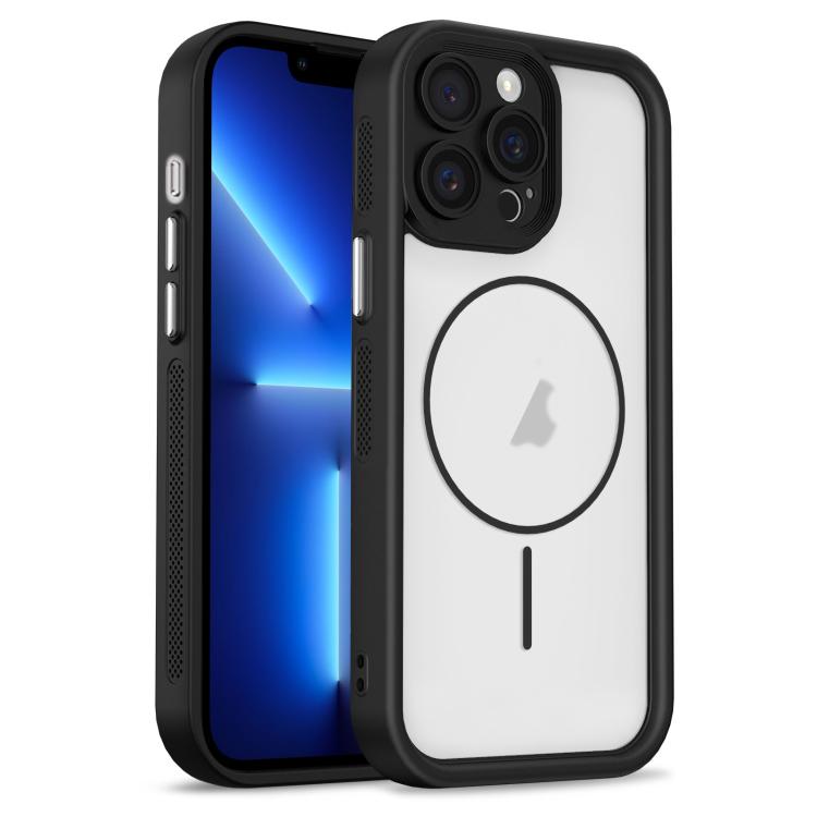 Custodia per telefono ibrida in TPU e PC con magnete a forma di occhio celeste., For iPhone 13 Pro Max, For iPhone 13 Pro, For iPhone 13, For iPhone 12