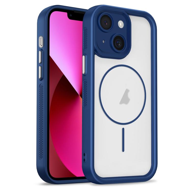Custodia per telefono ibrida in TPU e PC con magnete a forma di occhio celeste., For iPhone 13 Pro Max, For iPhone 13 Pro, For iPhone 13, For iPhone 12