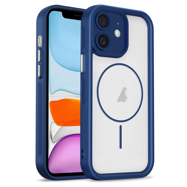 Custodia per telefono ibrida in TPU e PC con magnete a forma di occhio celeste., For iPhone 12 Pro Max, For iPhone 12 Pro, For iPhone 11