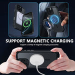 Custodia per telefono ibrida in TPU e PC con magnete a forma di occhio celeste., For iPhone 17 Pro Max, For iPhone 17 Pro, For iPhone 17, For iPhone Air