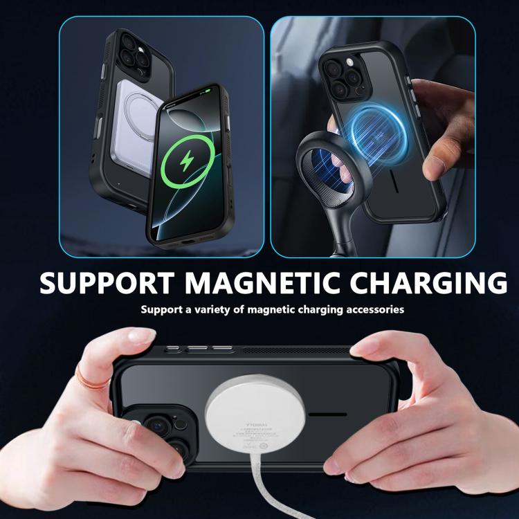 Custodia per telefono ibrida in TPU e PC con magnete a forma di occhio celeste., For iPhone 14 Plus, For iPhone 14, For iPhone 14 Pro, For iPhone 14 Pro Max
