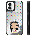 Custodia per telefono con specchio e motivo della serie YUY, For iPhone 16 Pro Max, For iPhone 16 Pro, For iPhone 16 Plus