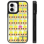 Custodia per telefono con specchio e motivo della serie YUY, For iPhone 16, For iPhone 15 Pro Max, For iPhone 15 Pro