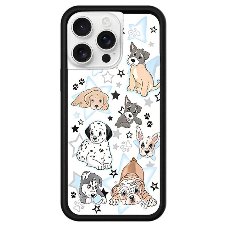 Custodia per telefono con motivo WildFlow Cartoon Party Series, For iPhone 16 Pro Max, For iPhone 16 Pro, For iPhone 16 Plus