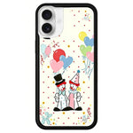 Custodia per telefono con motivo WildFlow Cartoon Party Series, For iPhone 16 Pro Max, For iPhone 16 Pro, For iPhone 16 Plus