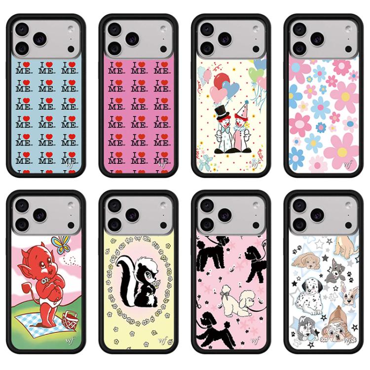 Custodia per telefono con motivo WildFlow Cartoon Party Series, For iPhone 15 Plus, For iPhone 15