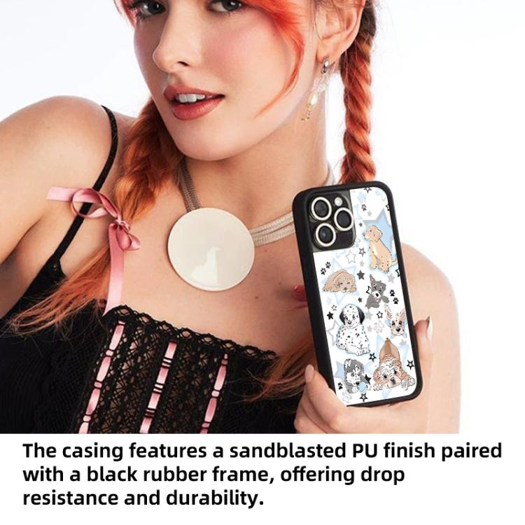 Custodia per telefono con motivo WildFlow Cartoon Party Series, For iPhone 15 Plus, For iPhone 15