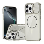 Supporto per cornice obiettivo in vetro sottile con cerchio magnetico per telefono, For iPhone 16 Pro, For iPhone 16, For iPhone 15 Pro Max, For iPhone 15 Pro