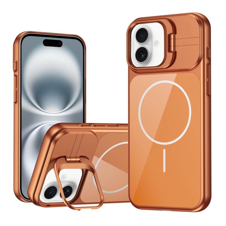 Supporto per cornice obiettivo in vetro sottile con cerchio magnetico per telefono, For iPhone 16 Pro, For iPhone 16, For iPhone 15 Pro Max, For iPhone 15 Pro