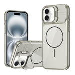Supporto per cornice obiettivo in vetro sottile con cerchio magnetico per telefono, For iPhone 16 Pro, For iPhone 16, For iPhone 15 Pro Max, For iPhone 15 Pro