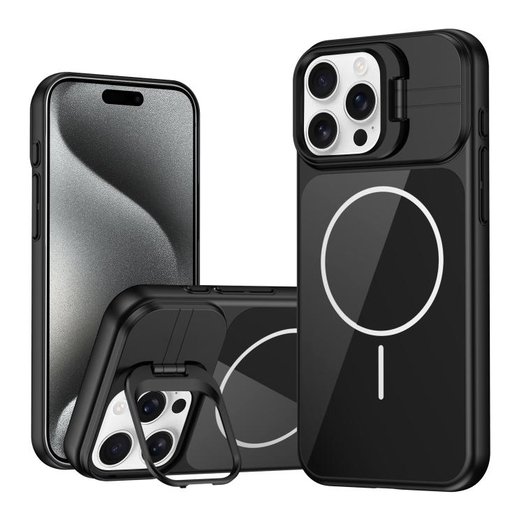 Supporto per cornice obiettivo in vetro sottile con cerchio magnetico per telefono, For iPhone 16 Pro, For iPhone 16, For iPhone 15 Pro Max, For iPhone 15 Pro