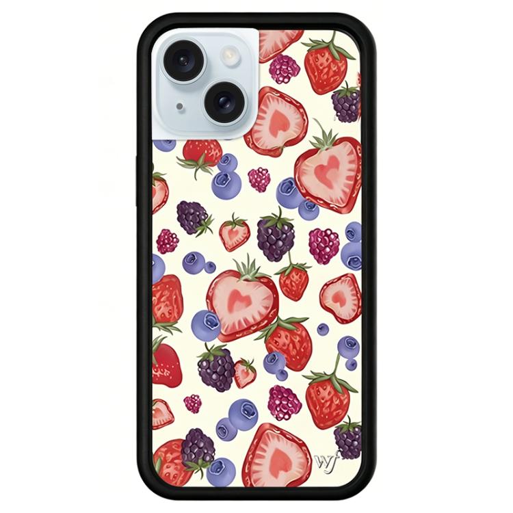 Custodia per telefono con motivo WildFlow Stars Series, For iPhone 15 Plus, For iPhone 15
