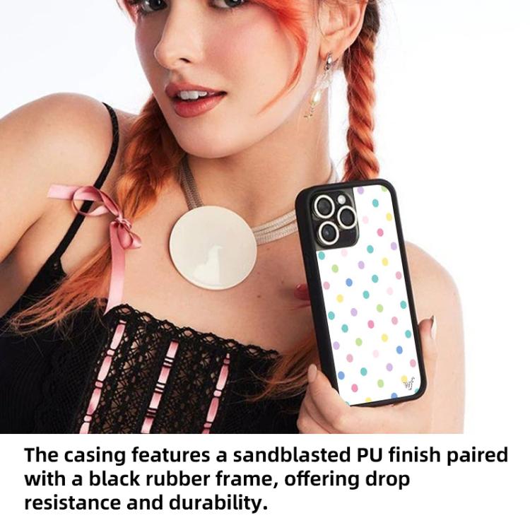 Custodia per telefono con motivo WildFlow Stars Series, For iPhone 15 Plus, For iPhone 15