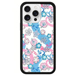 Custodia per telefono con motivo floreale WildFlow Series, For iPhone 16 Pro Max, For iPhone 16 Pro, For iPhone 16 Plus