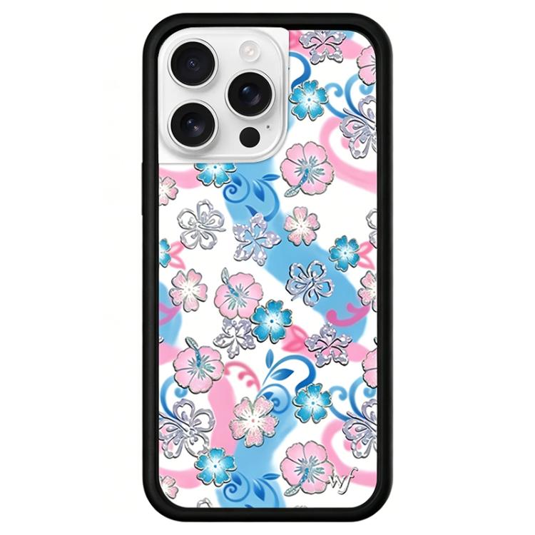 Custodia per telefono con motivo floreale WildFlow Series, For iPhone 16, For iPhone 15 Pro Max, For iPhone 15 Pro