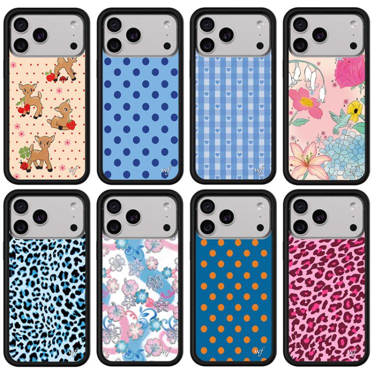 Custodia per telefono con motivo floreale WildFlow Series, For iPhone 17 Pro Max, For iPhone 17 Pro, For iPhone 17