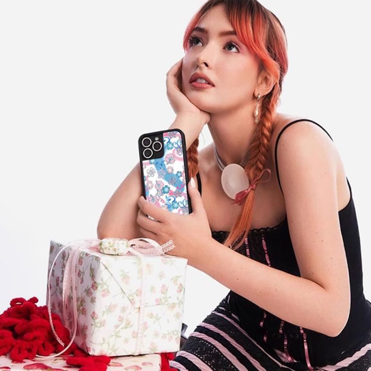 Custodia per telefono con motivo floreale WildFlow Series, For iPhone 15 Plus, For iPhone 15