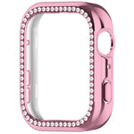 Cassa per orologio xDfind con diamanti a fila singola e foro in policarbonato, For Huawei Watch Fit 5 Pro, For Huawei Watch Fit 5