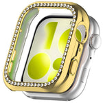 Cassa per orologio xDfind con diamanti a fila singola e foro in policarbonato, For Huawei Watch Fit 5 Pro, For Huawei Watch Fit 5