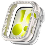 Cassa per orologio xDfind con diamanti a fila singola e foro in policarbonato, For Huawei Watch Fit 5 Pro, For Huawei Watch Fit 5