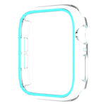 Cassa per orologio XDfind trasparente, luminosa, a mezza copertura, in policarbonato cavo., For Apple Watch Ultra 3 / 2 / 1 49mm, For Apple Watch Series 9 / 8 / 7 45mm, For Apple Watch Series 9 / 8 / 7 41mm