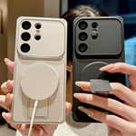 Si trasforma istantaneamente in una custodia magnetica invisibile per telefono da 17 pollici., For Galaxy S26+ 5G, For Galaxy S26 Ultra 5G, For Galaxy S26 5G, For Galaxy S25 FE 5G, For Galaxy S25 Edge 5G, For Galaxy S25 5G, For Galaxy S25+ 5G          ...