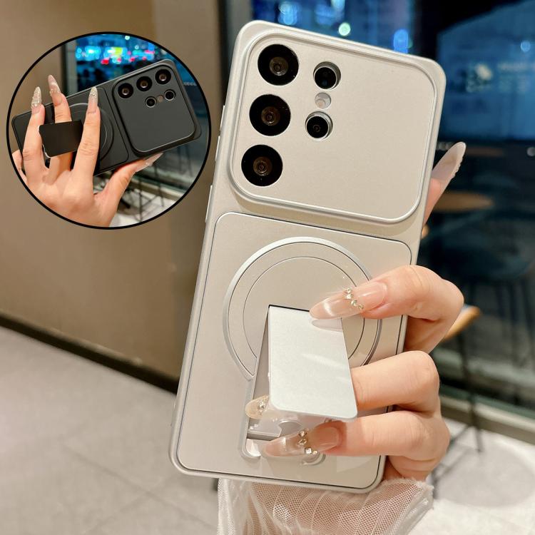 Si trasforma istantaneamente in una custodia magnetica invisibile per telefono da 17 pollici., For Galaxy S26+ 5G, For Galaxy S26 Ultra 5G, For Galaxy S26 5G, For Galaxy S25 FE 5G, For Galaxy S25 Edge 5G, For Galaxy S25 5G, For Galaxy S25+ 5G          ...