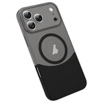 Custodia magnetica per telefono in PC con giunzione a tenone e mortasa, For iPhone 17e / 16e, For iPhone 17 Pro Max, For iPhone 17 Pro