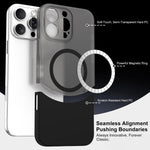 Custodia magnetica per telefono in PC con giunzione a tenone e mortasa, For iPhone 14 Pro Max, For iPhone 13 Pro Max, For iPhone 13 Pro