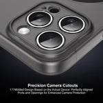 Custodia magnetica per telefono in PC con giunzione a tenone e mortasa, For iPhone 15, For iPhone 14 / 13, For iPhone 14 Pro