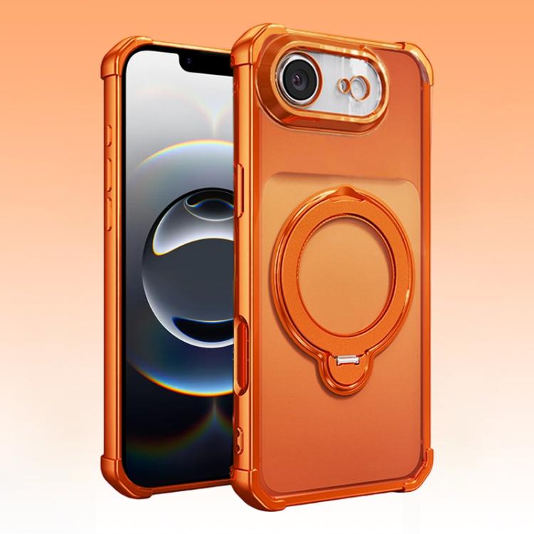 Airbag angolari, antiurto, supporto girevole, custodia magnetica per telefono, For iPhone 17e / 16e, For iPhone 17 Pro Max, For iPhone 17 Pro, For iPhone 17