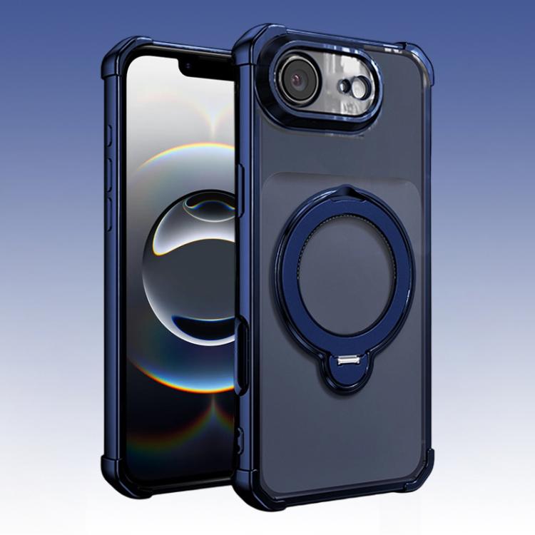 Airbag angolari, antiurto, supporto girevole, custodia magnetica per telefono, For iPhone 17e / 16e, For iPhone 17 Pro Max, For iPhone 17 Pro, For iPhone 17