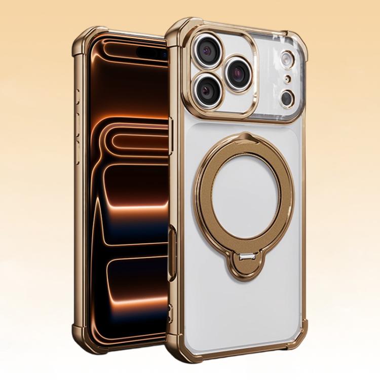 Airbag angolari, antiurto, supporto girevole, custodia magnetica per telefono, For iPhone 17e / 16e, For iPhone 17 Pro Max, For iPhone 17 Pro, For iPhone 17