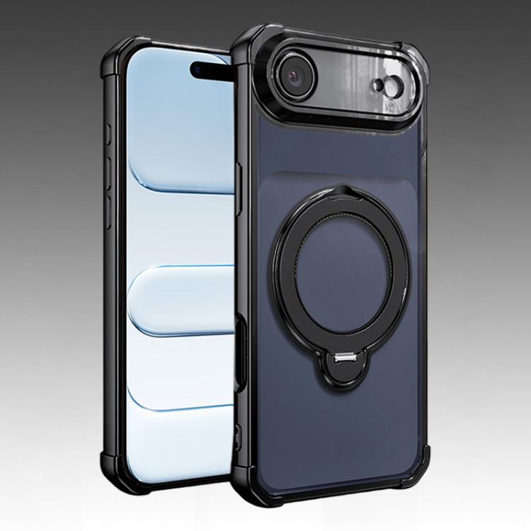 Airbag angolari, antiurto, supporto girevole, custodia magnetica per telefono, For iPhone Air, For iPhone 16 Pro Max, For iPhone 16 Pro, For iPhone 16 Plus