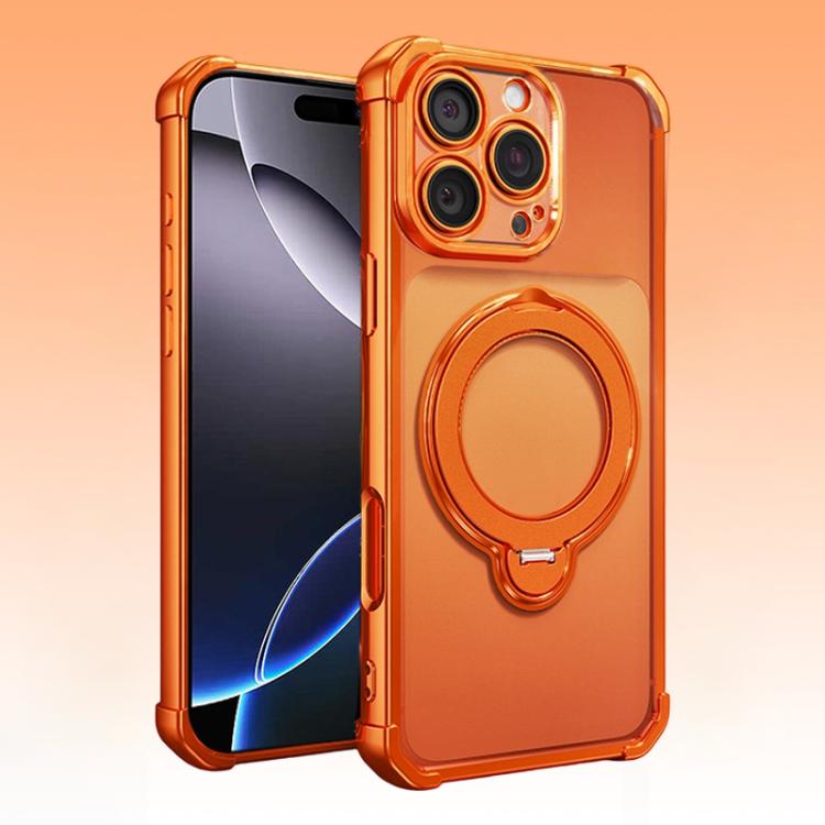 Airbag angolari, antiurto, supporto girevole, custodia magnetica per telefono, For iPhone Air, For iPhone 16 Pro Max, For iPhone 16 Pro, For iPhone 16 Plus
