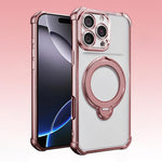 Airbag angolari, antiurto, supporto girevole, custodia magnetica per telefono, For iPhone Air, For iPhone 16 Pro Max, For iPhone 16 Pro, For iPhone 16 Plus