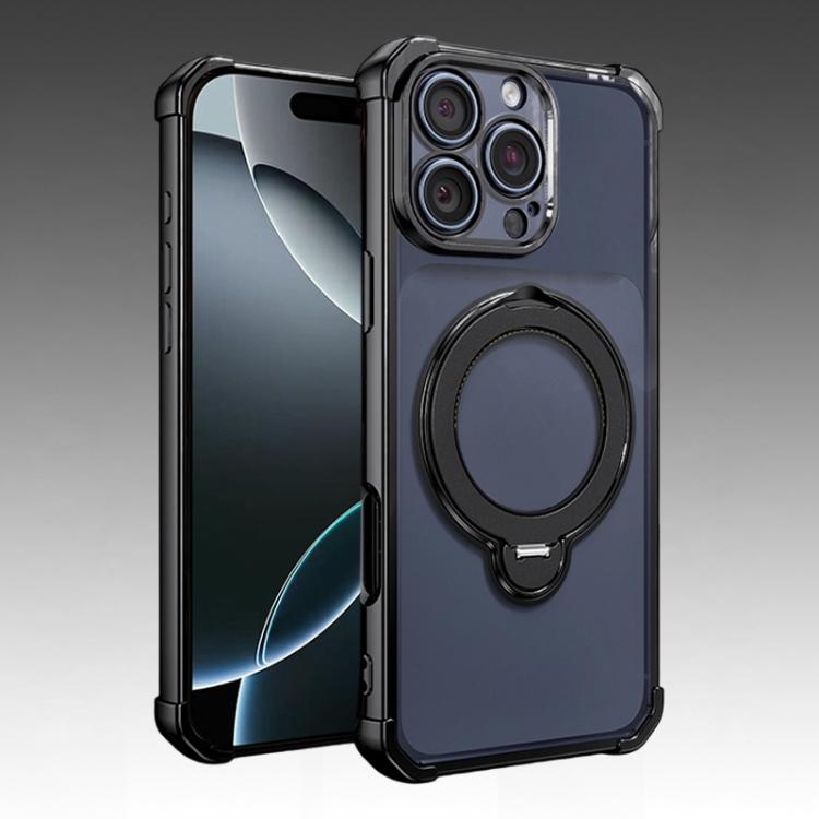 Airbag angolari, antiurto, supporto girevole, custodia magnetica per telefono, For iPhone Air, For iPhone 16 Pro Max, For iPhone 16 Pro, For iPhone 16 Plus