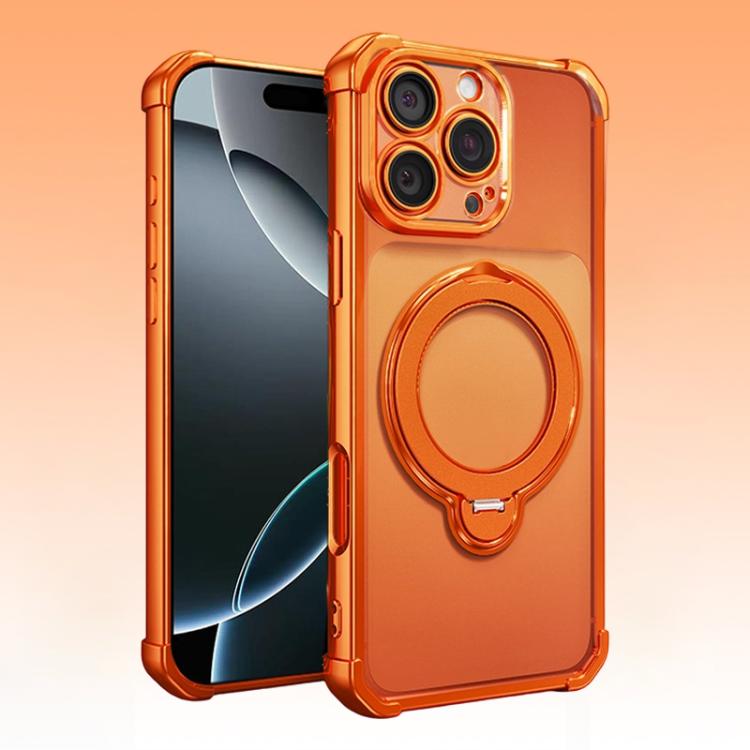 Airbag angolari, antiurto, supporto girevole, custodia magnetica per telefono, For iPhone Air, For iPhone 16 Pro Max, For iPhone 16 Pro, For iPhone 16 Plus