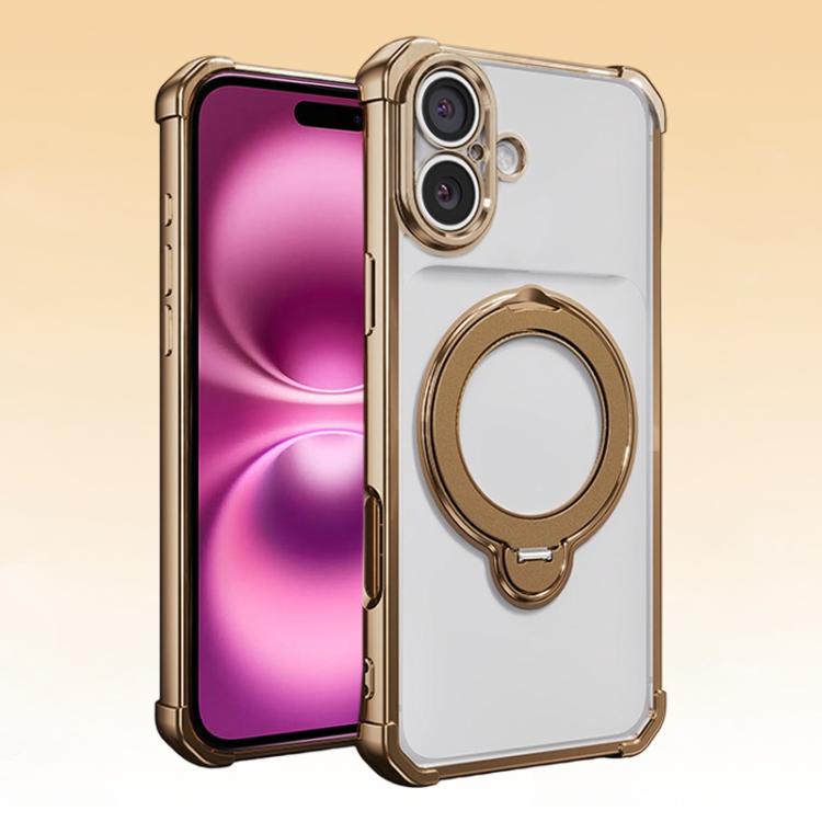Airbag angolari, antiurto, supporto girevole, custodia magnetica per telefono, For iPhone Air, For iPhone 16 Pro Max, For iPhone 16 Pro, For iPhone 16 Plus